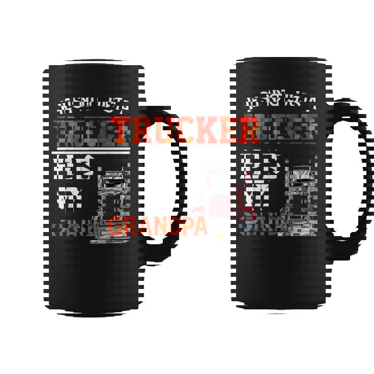 No Esolo Un Camionero Es Divertido El Día Del Padre De Mi Abuelo Taza de café
