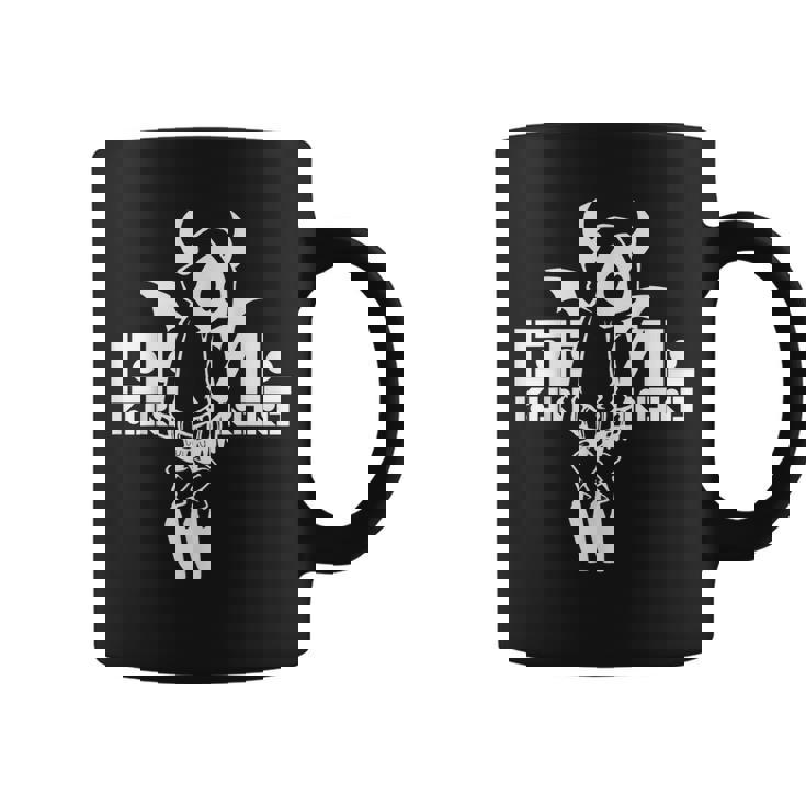 Nog-T-0004-悪魔-黒 コーヒーマグ