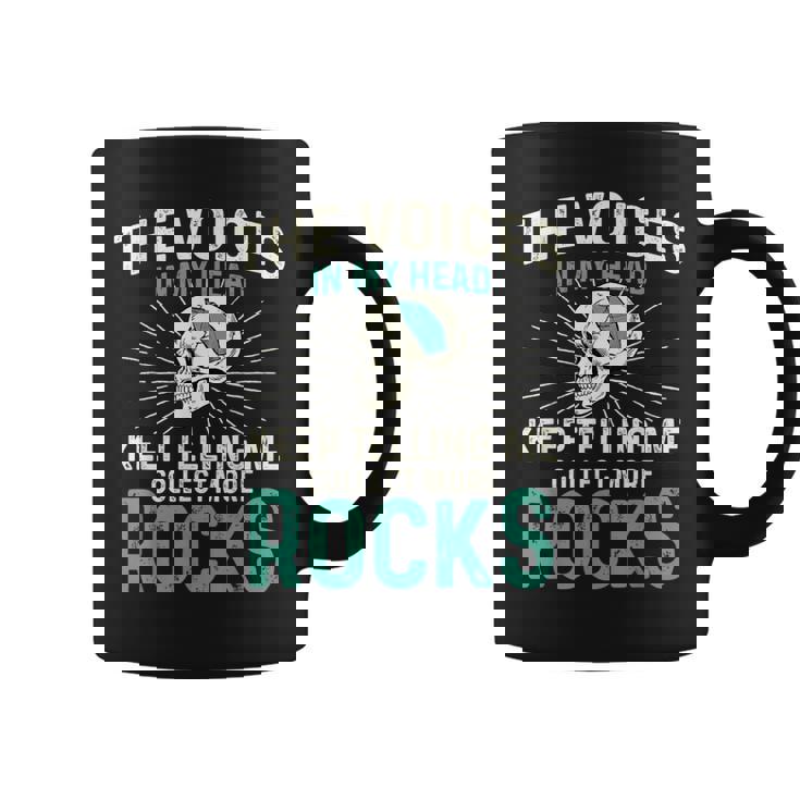 Theoices In My Head ロックコレクター ジオードハンター 地質学 コーヒーマグ