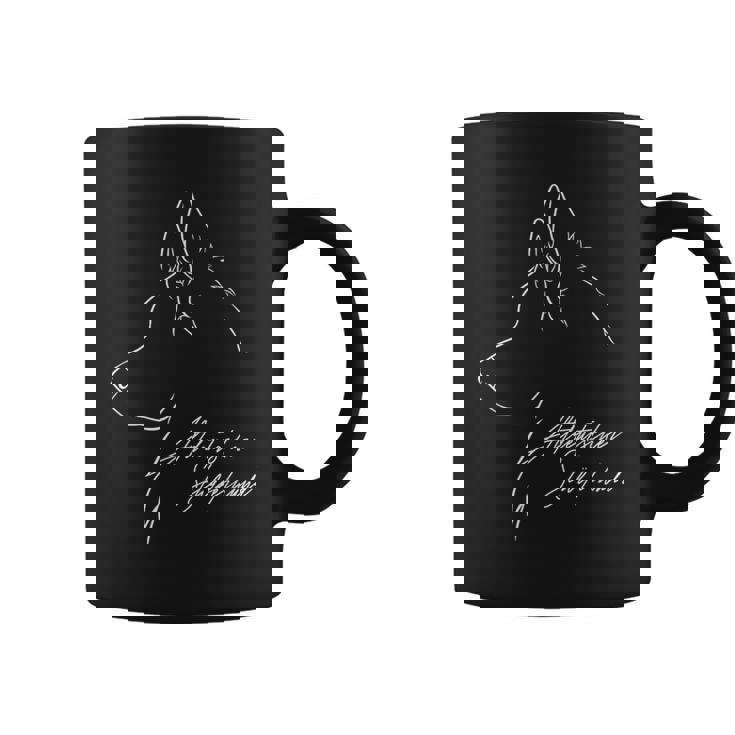 Old Germanhepherd Dog Profile ドッグブリードドッグ コーヒーマグ