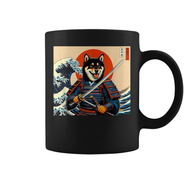 Otakuhiba Inuamurai Noir Et Tan Tasse