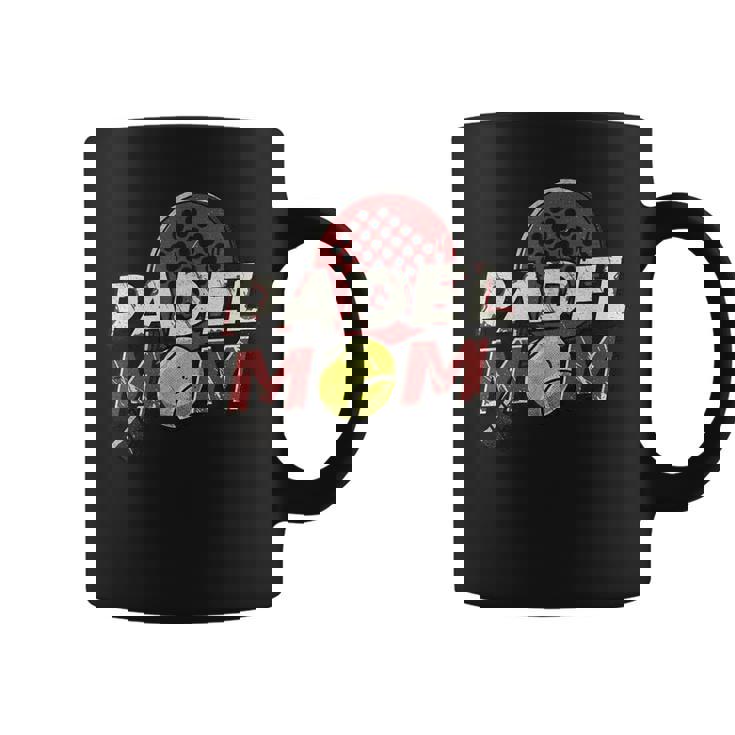 Padel Mom Padel Tennis Sport Racket & Ball Parent Athlete Coffee Mug