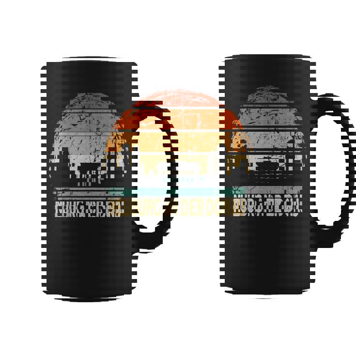 Panorama De Neubourg-Sur-Le-Danube Tasse