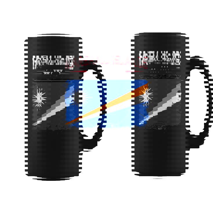 Patriotic Vintage Marshallese Flag Marshall Islands Coffee Mug