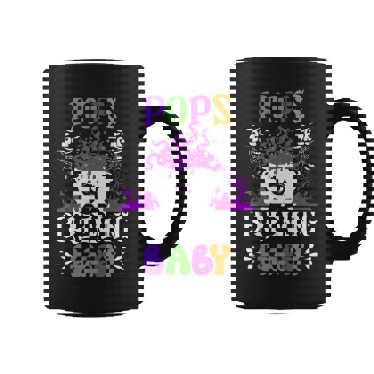 Pops Of The Brewing Baby Dad To Be Halloween Coffee Mug