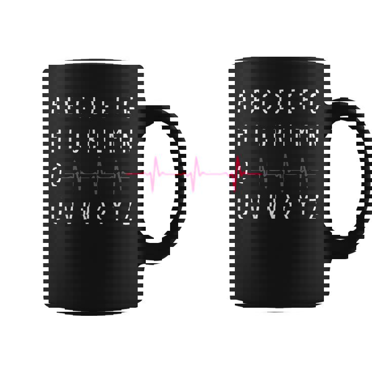 Pqrst看護師面白い心電図登録看護学生rn コーヒーマグ