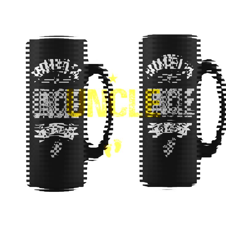 メンズ Promoted To Uncle Est 2027Oon To Be Dad コーヒーマグ