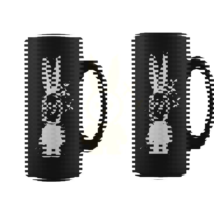 Rabbit Kawaii Creepy-Cute Bunny Aesthetic K-Pop & Alt Vibe Tank Top Coffee Mug