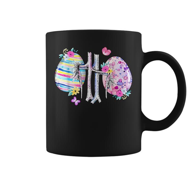 Rein Floral Dialyse Œuf De Pâques Infirmière Technicienne En Dialyse Tasse