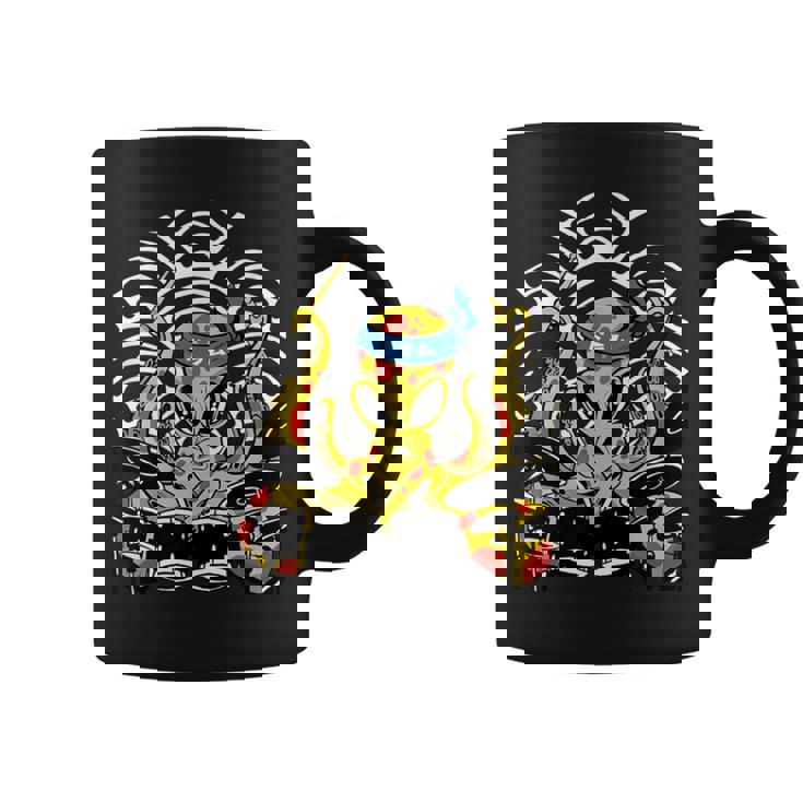 Retro Drumsticks Drummer Drums Hand コーヒーマグ