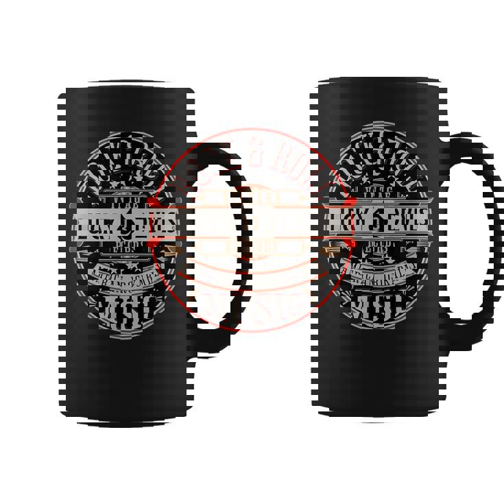 Rockabilly Music Lucky Devil レトロ ヴィンテージ 1950年代ロックロール コーヒーマグ