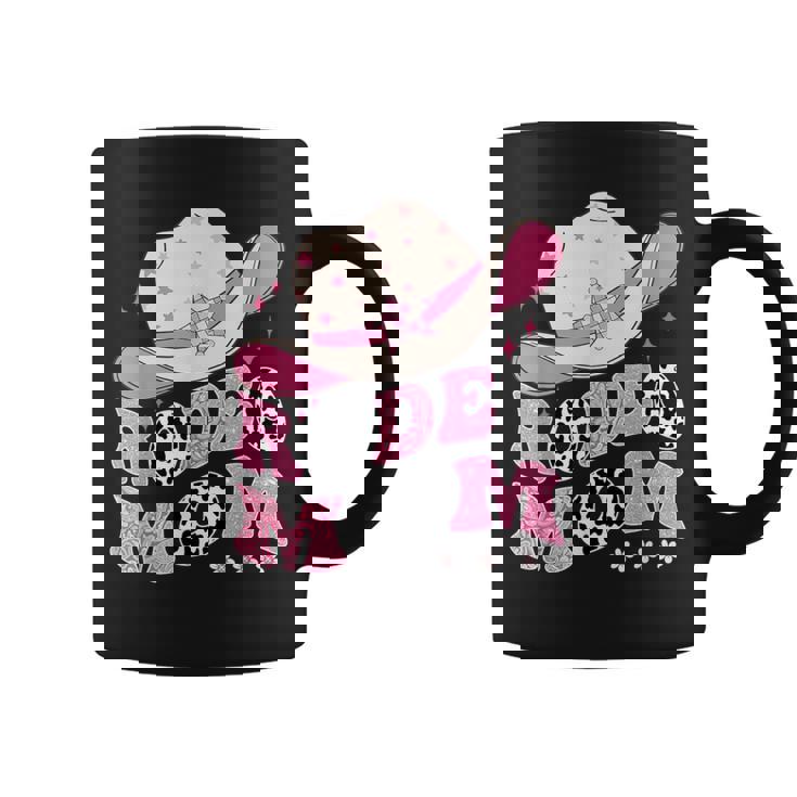Rodeo Mom Pink Cowgirl 1St Birthday Family Matching Coffee Mug