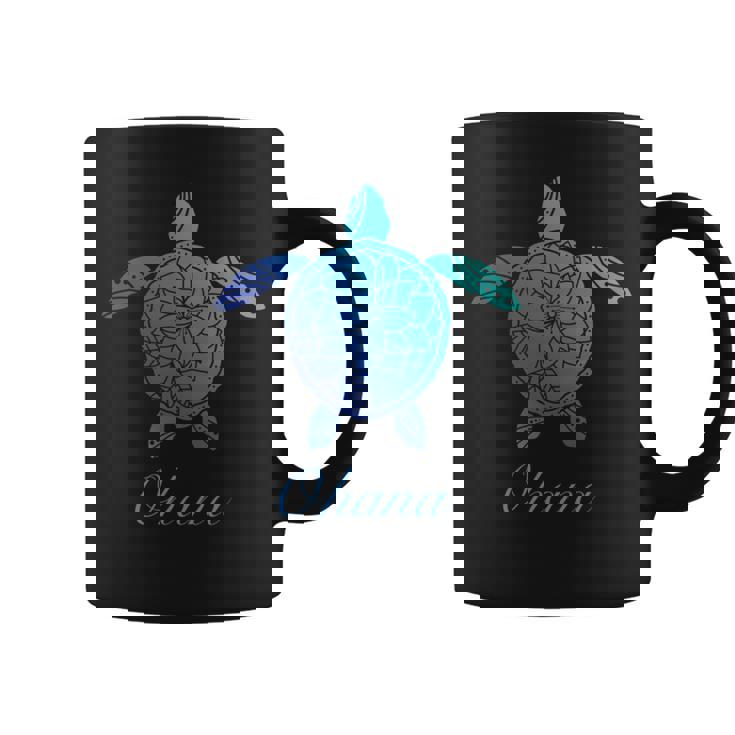 Save The Hawaii ウミガメ ハワイアン ブルー トライバル 亀 ホヌ 長袖tシャツ コーヒーマグ