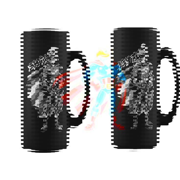 Sebastian Usa イーグル スーパーヒーロー 男の子用 名前 セバスチャン コーヒーマグ