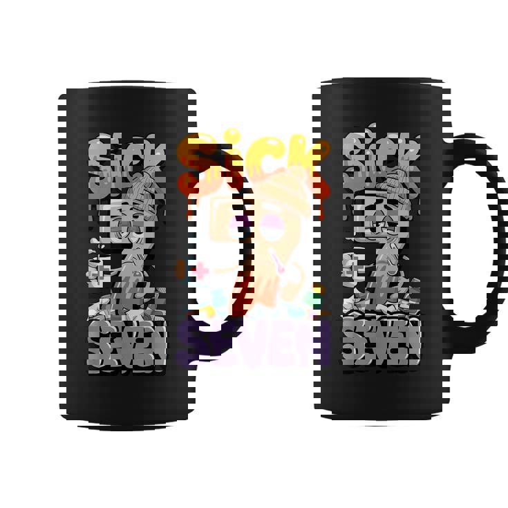 Sick Seven Six Seven 6 7 67 Gen Alpha Slang 6-7 Meme Coffee Mug