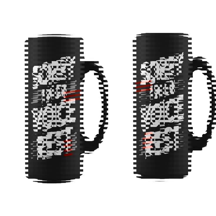 Sorry I'm Onoice Rest ボーカル合唱団の歌手休憩 コーヒーマグ