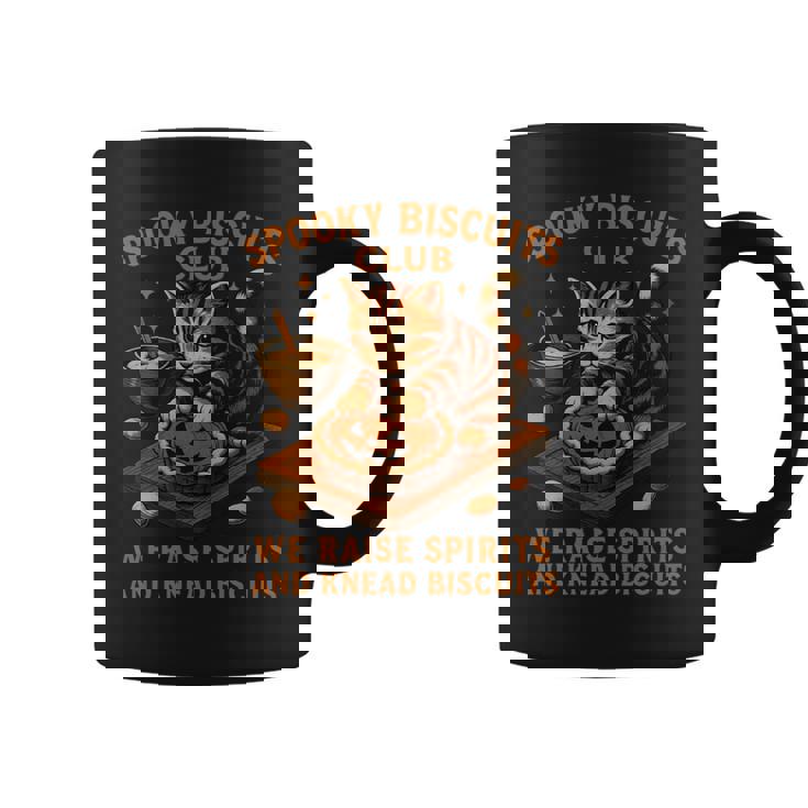 Spooky Biscuits Club Cat 面白い ハロウィン ベーキングベイカー 長袖tシャツ コーヒーマグ