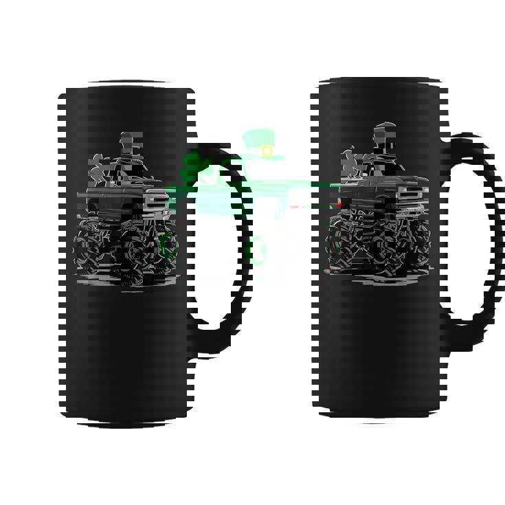 St Patrick's Day Monster Truck Coffee Mug