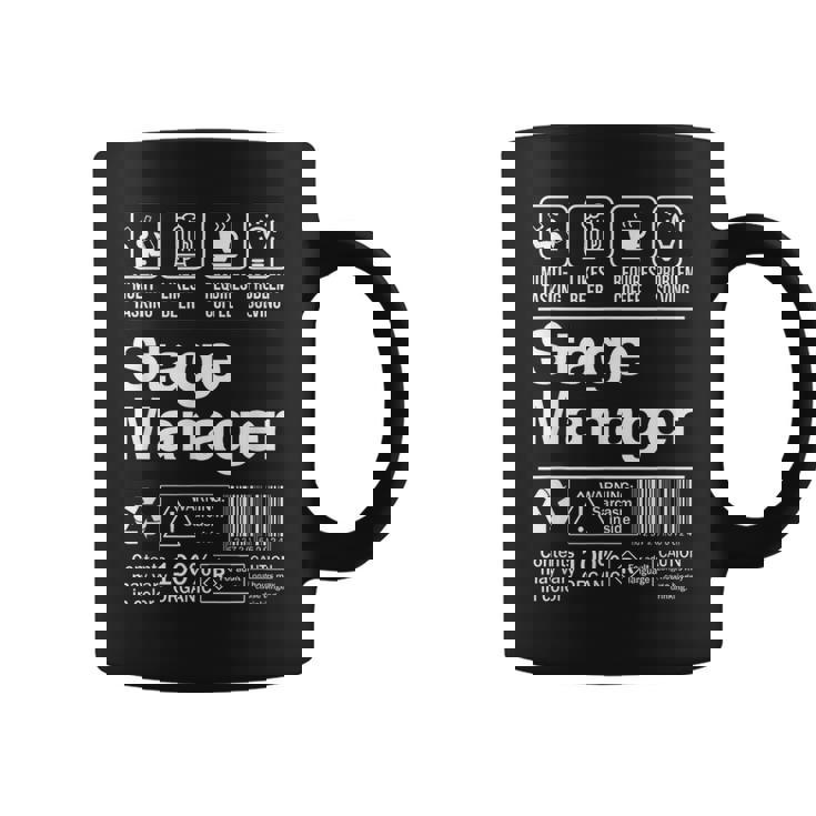 Stage Manager Description Label コーヒーマグ