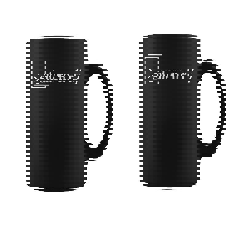 Sudo Rm Rf Linuxコマンド 面白い コーヒーマグ