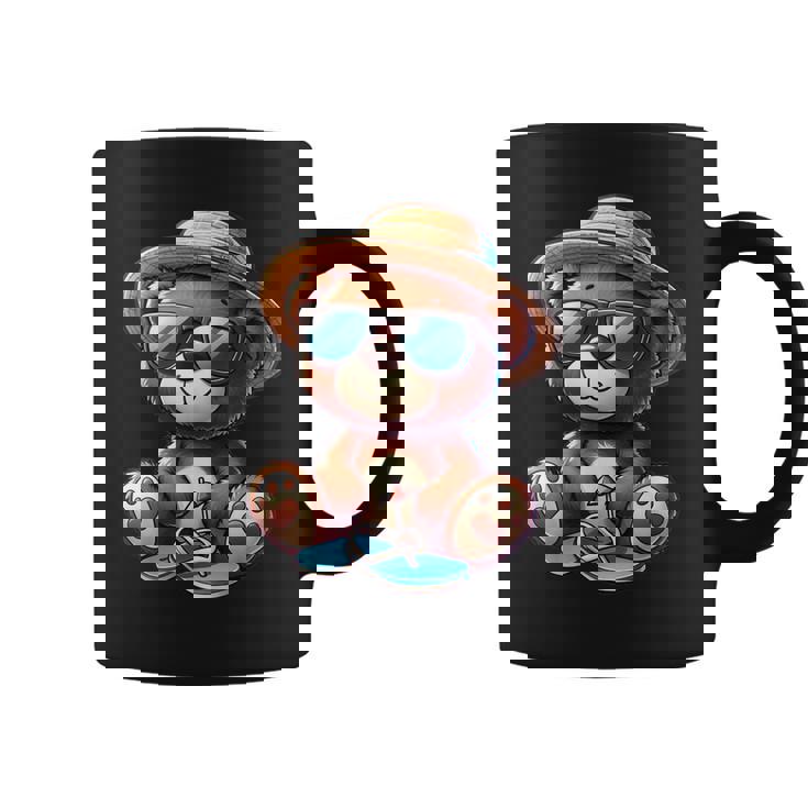 Summeribes テディベア 完璧な夏プリント コーヒーマグ