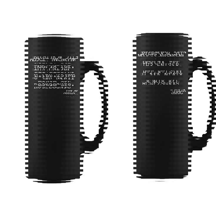 Talent Instantly Recognizes Genius ノベルティ シャーロック・ホームズ コーヒーマグ