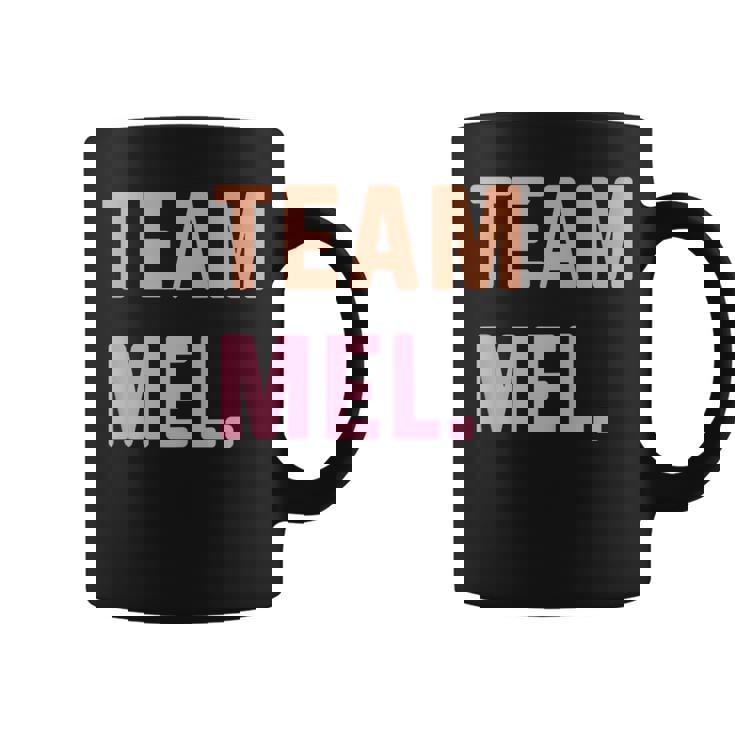 Team Mel 名前 コーヒーマグ