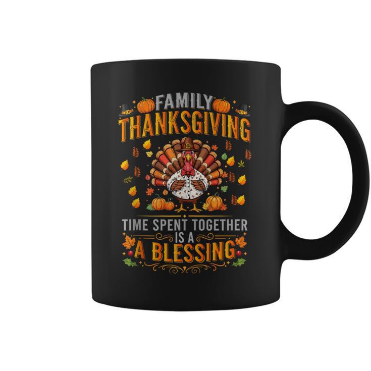 Thanksgiving Family Time Together Turkey Blessing Tee Tank Top Coffee Mug