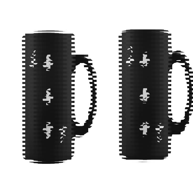 Three 3 Of Clubs トランプ ポーカーカード ブラックジャックカード コーヒーマグ