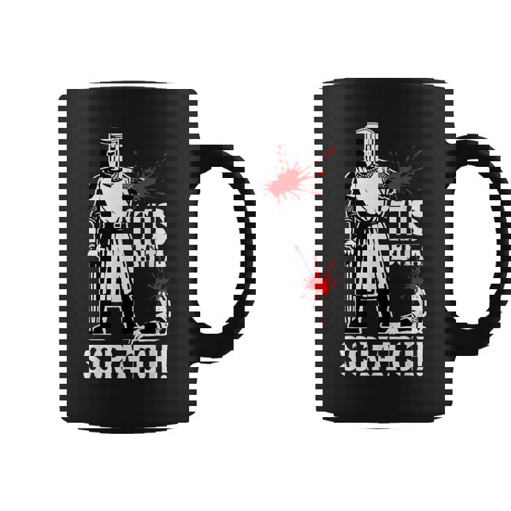 Tis But Acratch 面白い 中世の戦士 ユーモア 騎士 コーヒーマグ