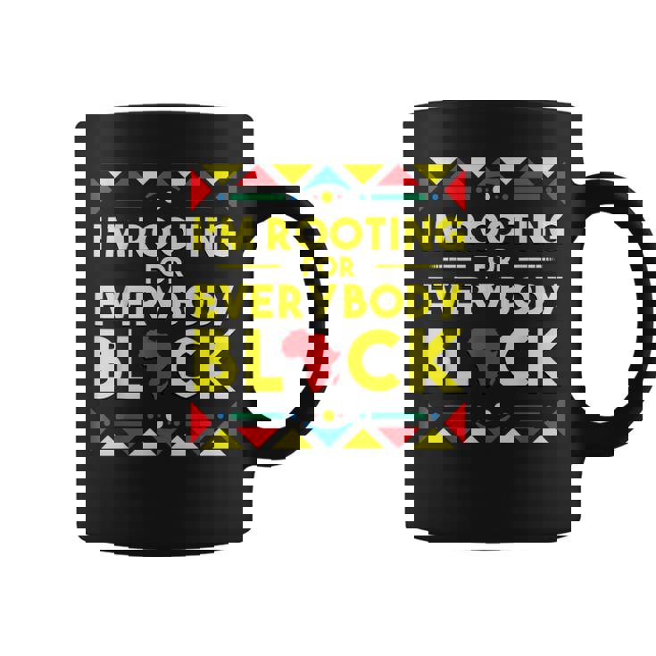 History I'm Rooting For Everybody ブラック アフリカ コーヒーマグ