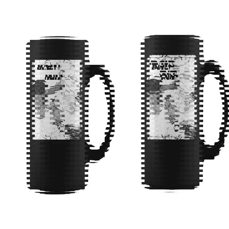 Trashed Panda Racoon Trend コーヒーマグ