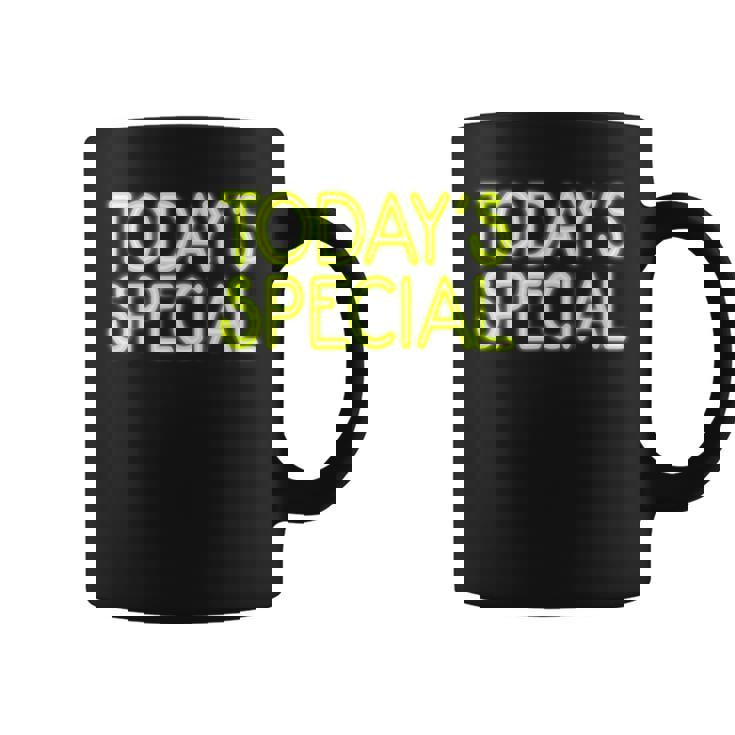 Trendy Neon Greenign Today'special コーヒーマグ