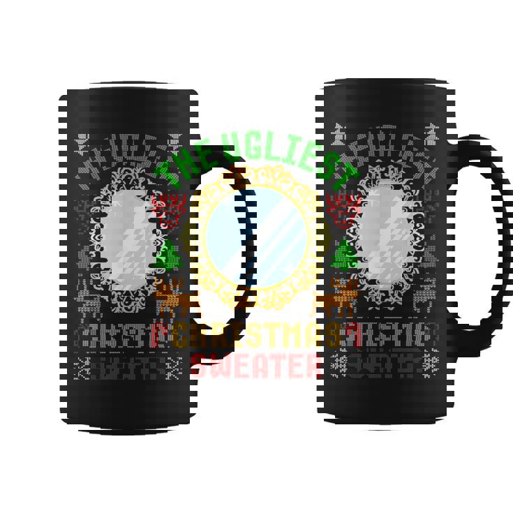 The Ugliest Ugly Christmas Sweater With Mirror Xmas Coffee Mug