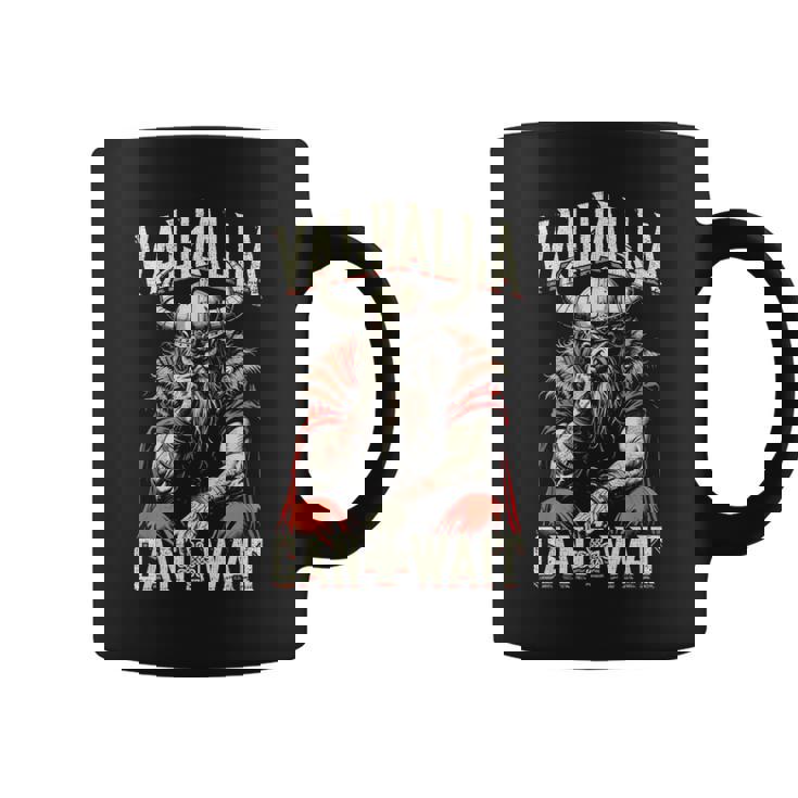 Vichingo Compleannoalhalla Can Wait Old Age Norse Warrior Dad Tazze