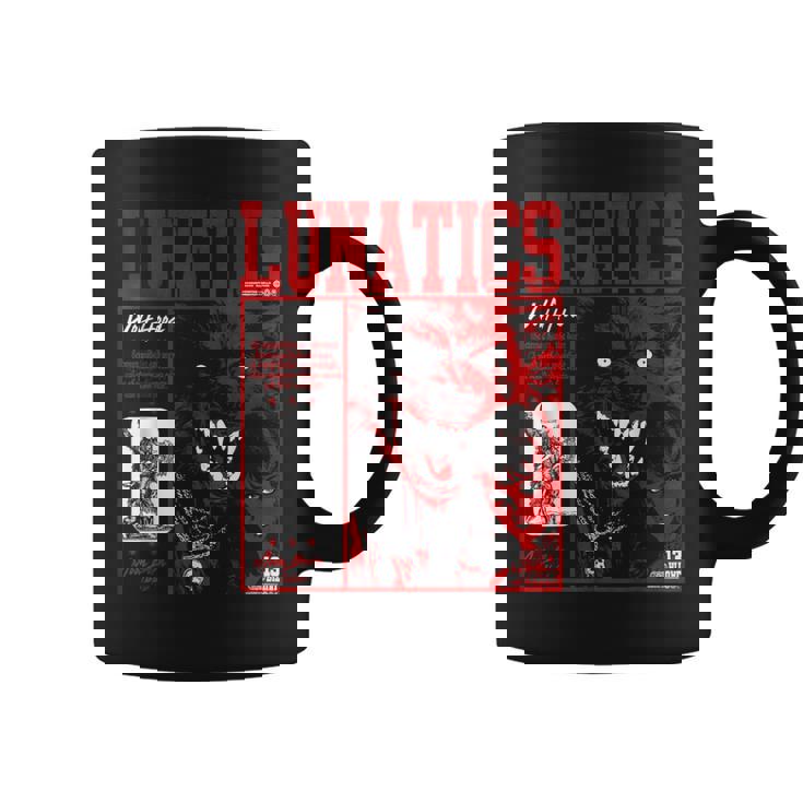 Vintage Horror Lycan Werewolf Alt Goth Y2K Horror Alpha Wolf Coffee Mug