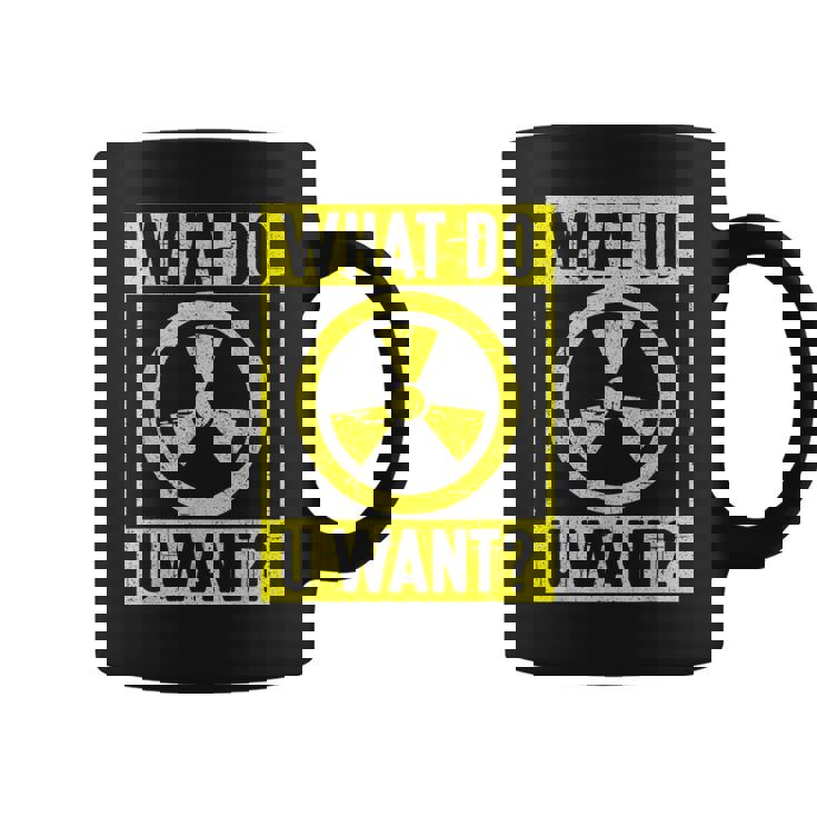 What Do U Want 原子力エンジニア コーヒーマグ