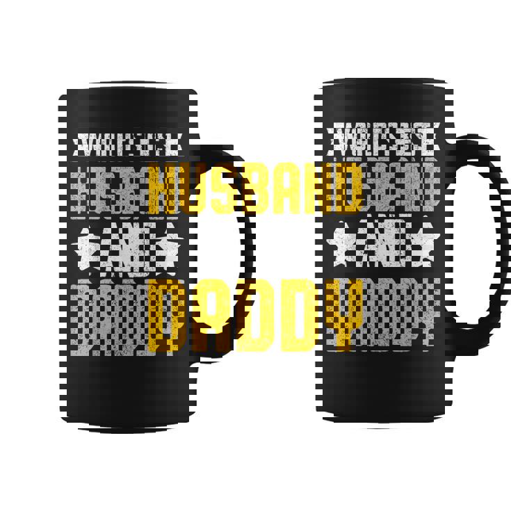 World's Best Husband And Daddy レトロ ヴィンテージ インスピレーション コーヒーマグ