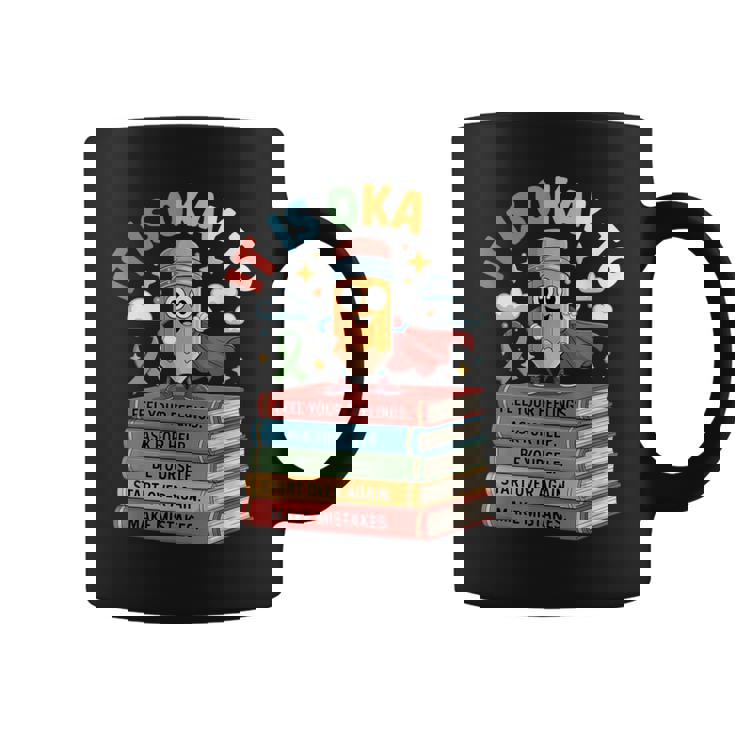 Yellow Mental Health Awareness Day It's Okay To Feel Kids Coffee Mug