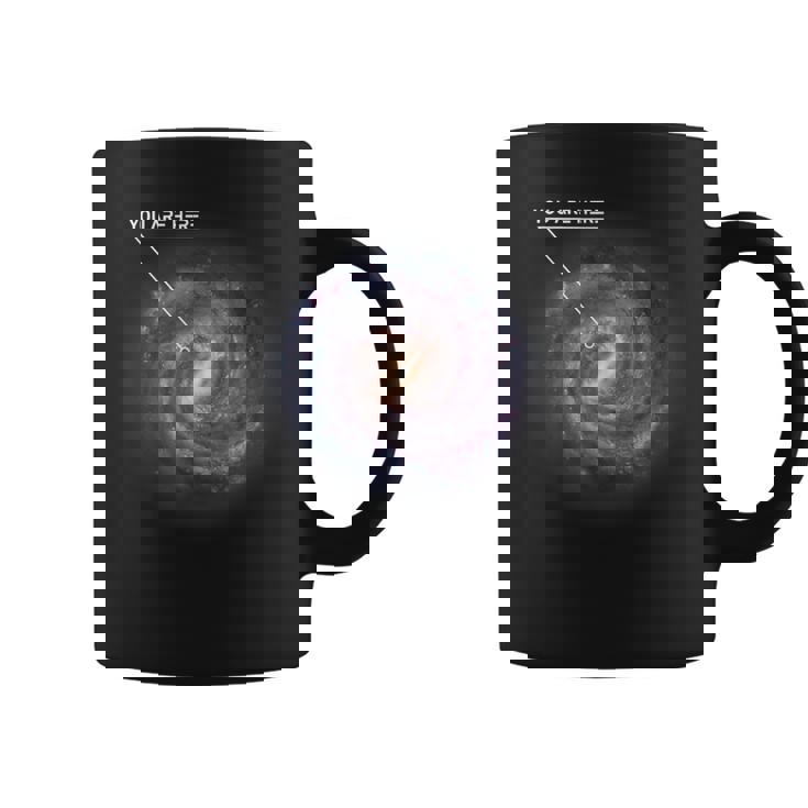 You Are Here 銀河 天文学 天の川 宇宙 サイファイ コーヒーマグ