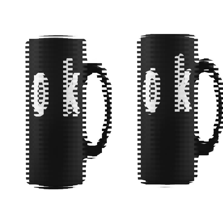 「Ok」面白い デザイン 語録 ネタ おもしろ 漢字 Ok コーヒーマグ