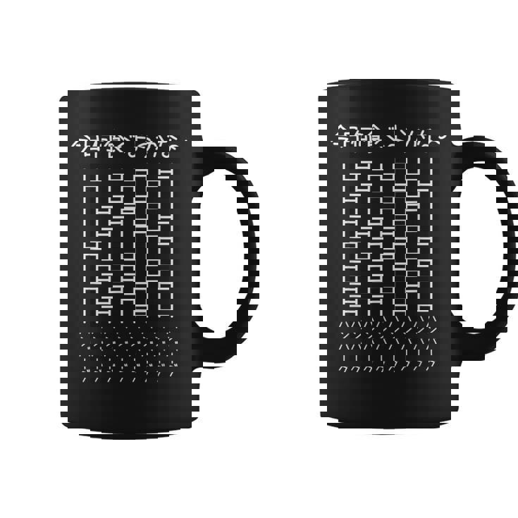 【今日何食べようかな ハンバーグ】あみだくじ 遊び心 おもしろ 面白い ユーモア ギャグ ネタ ウケ狙い 笑える 変な コーヒーマグ