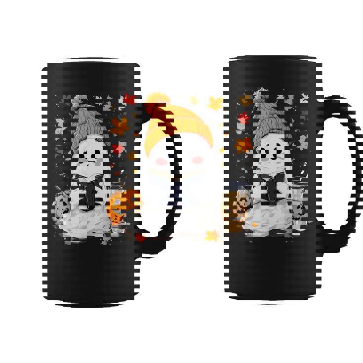 おばけ読書本 紅葉 ハロウィン ゴーストコーヒー コーヒーマグ