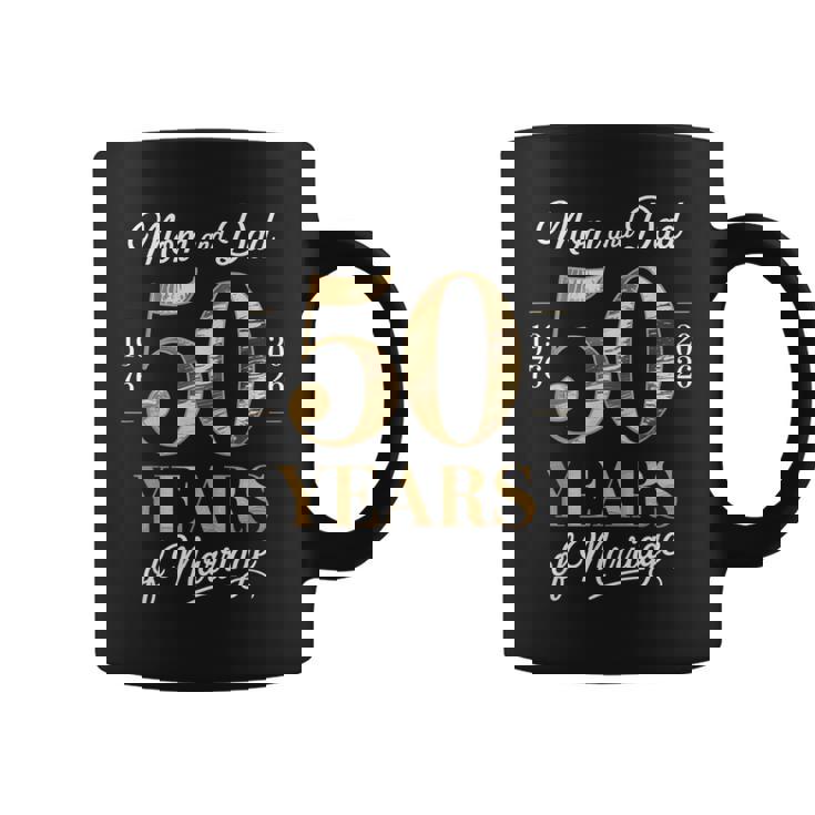 お父さんとお母さんの結婚 50 周年記念 1976 年から 2026 年まで コーヒーマグ