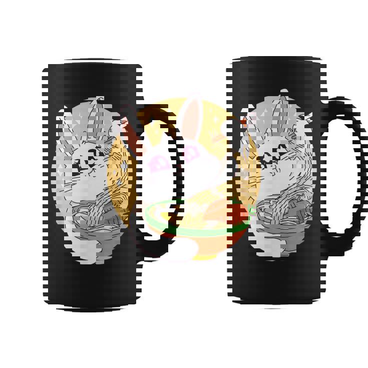 かわいい ウサギ 食べる ラーメン 漫画 カワイイ 食べ物 好き コーヒーマグ