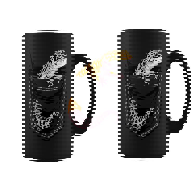 かわいいヒョウゲッコ トカゲ爬虫類 ヒョウ ヤモリのお父さん用 長袖tシャツ コーヒーマグ