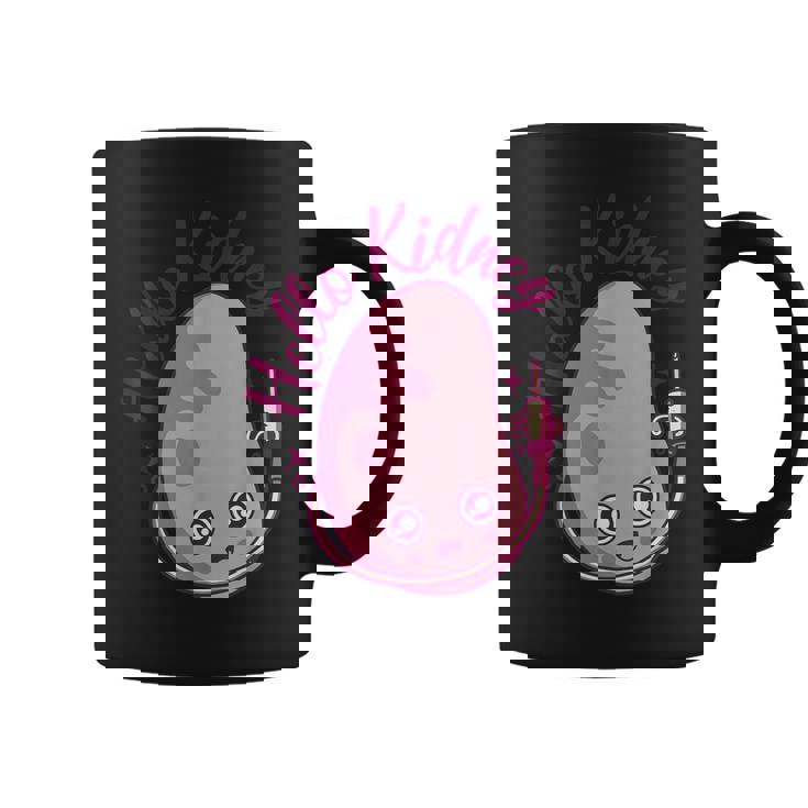 こんにちは腎臓移植ドナー透析腎臓 コーヒーマグ