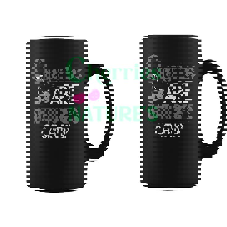 さくらんぼは自然のキャンディー、食べて健康によい名言 コーヒーマグ