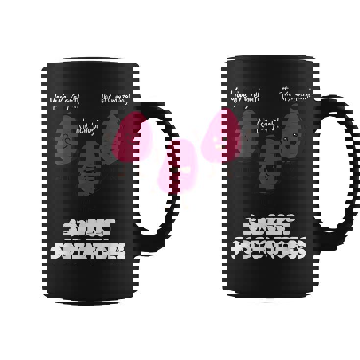 さつまいもを称賛する面白いさつまいもギャング コーヒーマグ