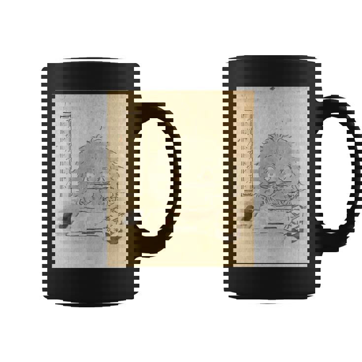 もじやもじや【日本の妖怪シリーズ】 長袖tシャツ コーヒーマグ